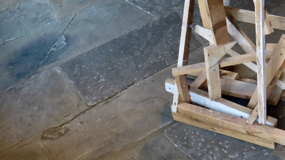 Sockelbereich Intervention am Piz Rôss